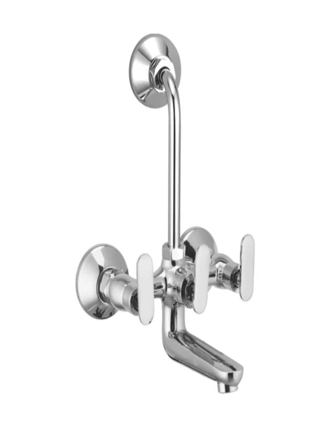 10X Brass Bathroom Wall Mixer YM-85627 Wall Mounted with Provision for Overhead Shower